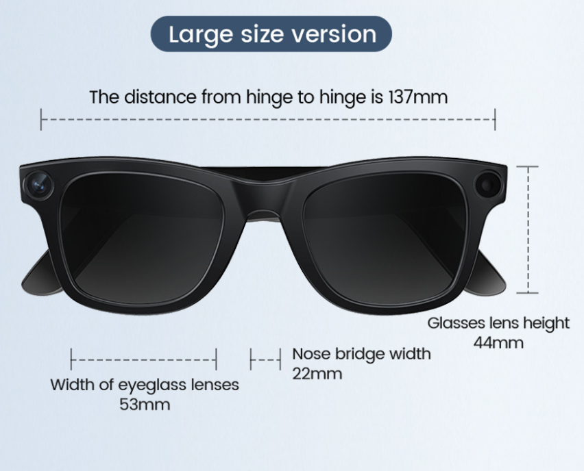 AI Camera Smart Glasses